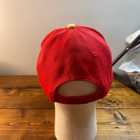 Brooklyn New York hat Red yellow SnapBack baseball cap no tag - Picture 4 of 5